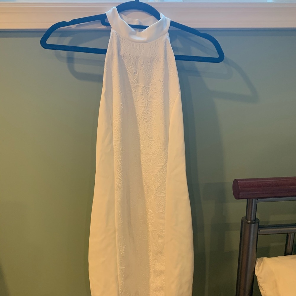 White Solemio dress